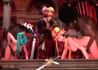 Hardcore bestiality in a sexy 3D vid